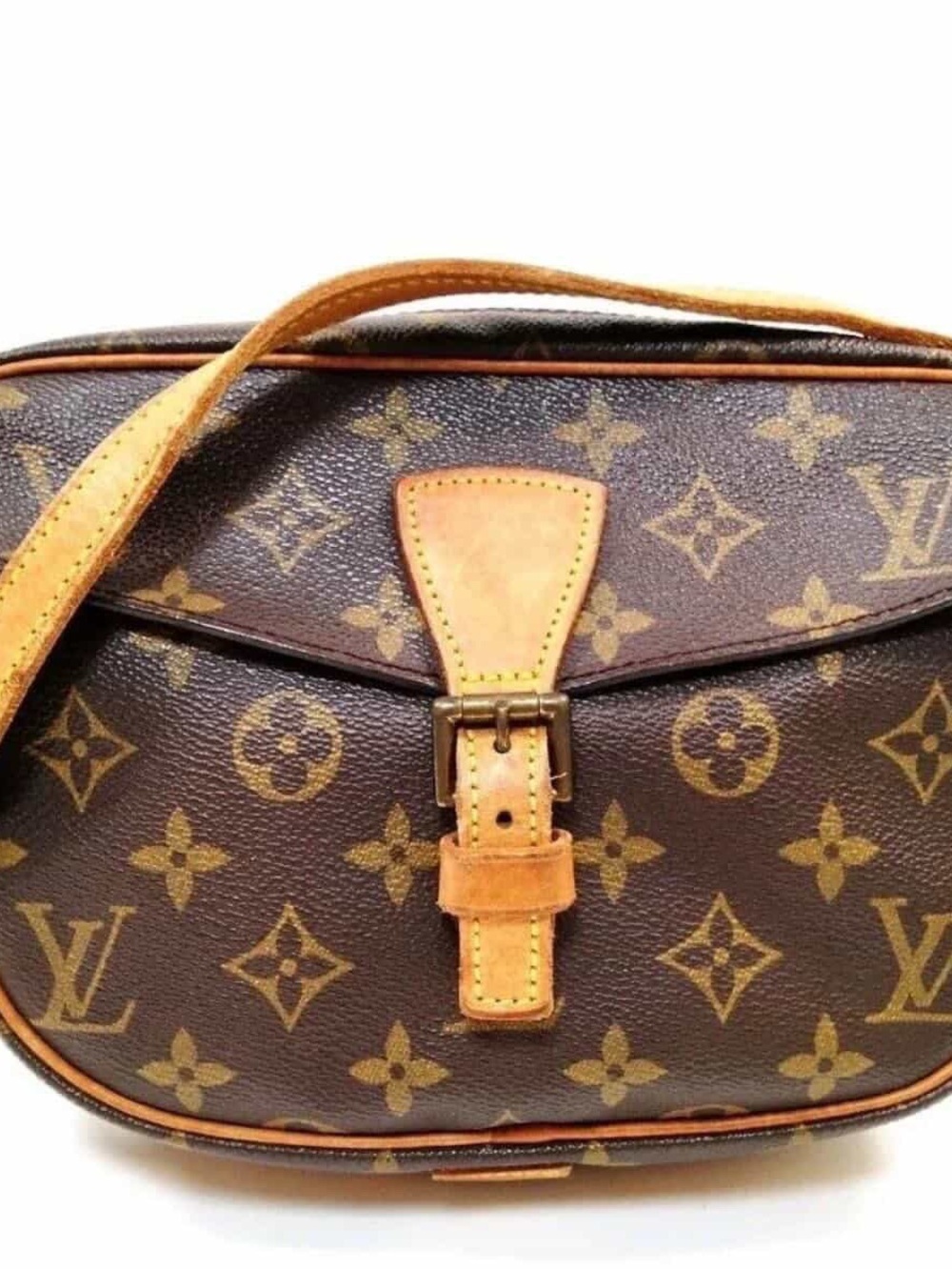 Louis Vuitton Monogram Shoulder Bag in Brown and Tan